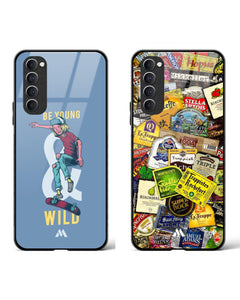 Beer Young Wild Glass Case Phone Cover Combo (Oppo)