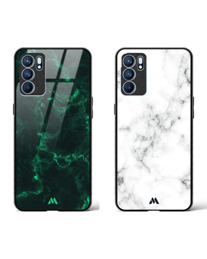 Bleached Healing Energy Glass Case Phone Cover Combo-(Oppo)