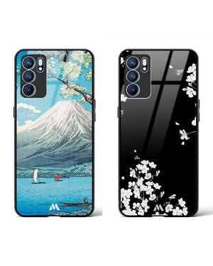 Midnight Mount Fuji Glass Case Phone Cover Combo (Oppo)