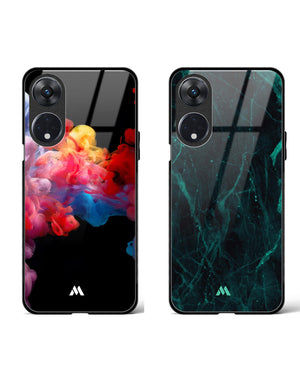 Creative Darker Vanilla Glass Case Phone Cover Combo (Oppo)