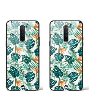 Jungle Jungle Leaves Glass Case Phone Cover Combo (Oppo)