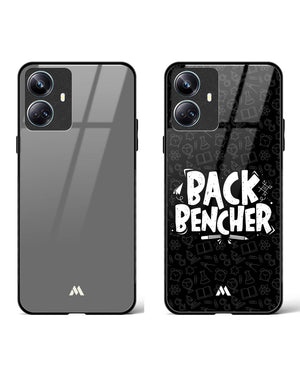 Cloudy Back Bencher Glass Case Phone Cover Combo (Realme)