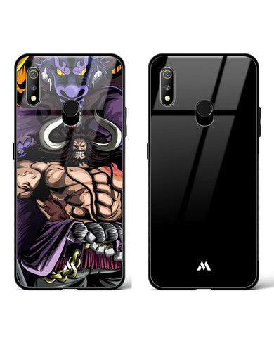 All Black Beasts Glass Case Phone Cover Combo-(Realme)