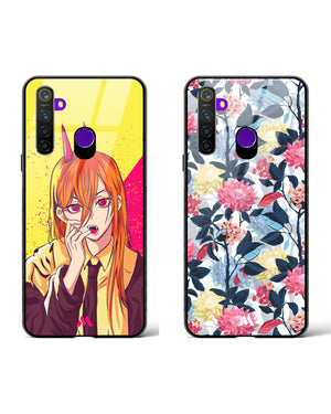 Art Chainsaw Power Glass Case Phone Cover Combo-(Realme)