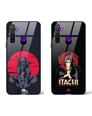 Bewitching Itachi Eyes Glass Case Phone Cover Combo-(Realme)