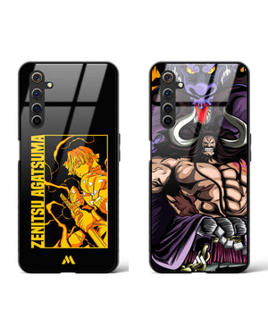 Kaido Thunder God Glass Case Phone Cover Combo-(Realme)