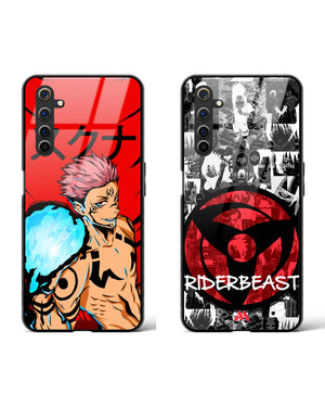 Riderbeast Ryomen Curses Glass Case Phone Cover Combo-(Realme)