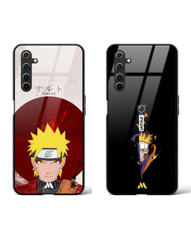 Naruto Sage Kunai Glass Case Phone Cover Combo-(Realme)