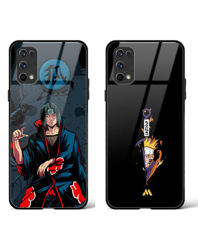 Naruto Uchiha Throne Glass Case Phone Cover Combo-(Realme)