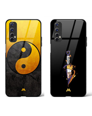 Naruto Kunai Gold Glass Case Phone Cover Combo-(Realme)