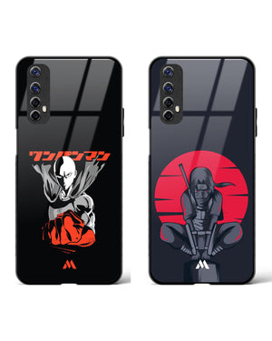 Itachi Punch Finisher Glass Case Phone Cover Combo-(Realme)