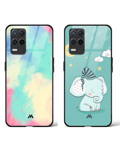 Time for Bed Cloudburst Glass Case Phone Cover Combo (Realme)