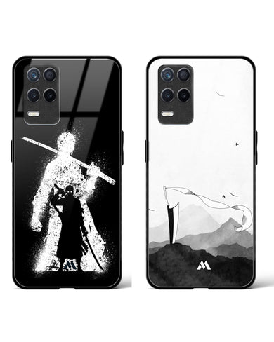 Bleach Zangetsu Silhouette Glass Case Phone Cover Combo-(Realme)