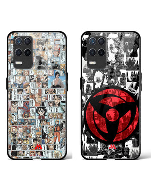 Sharingan Manga Overload Glass Case Phone Cover Combo-(Realme)