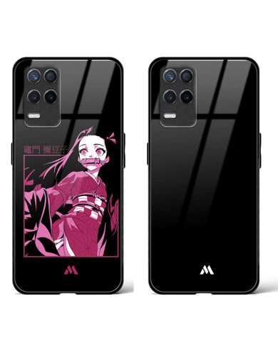 All Black Blood Moon Glass Case Phone Cover Combo-(Realme)