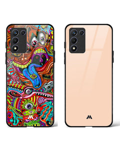 Opaline Psychedelic Art Glass Case Phone Cover Combo (Realme)