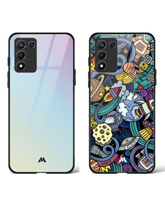 Spacing Out Popsicle Glass Case Phone Cover Combo (Realme)