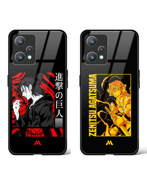 Thunder God Freedom Fighter Glass Case Phone Cover Combo-(Realme)