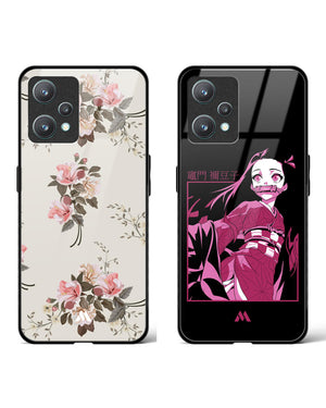 Blood Moon Bouquet Glass Case Phone Cover Combo-(Realme)