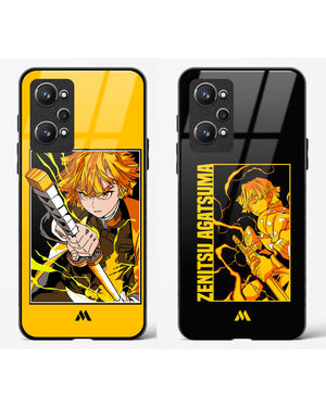 Thunder God Electric Zenitsu Glass Case Phone Cover Combo-(Realme)