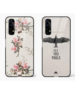 Fly Bouquet Glass Case Phone Cover Combo (Realme)