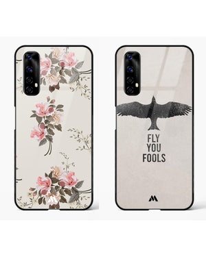 Fly Bouquet Glass Case Phone Cover Combo-(Realme)