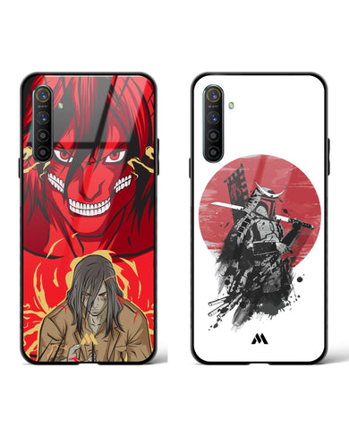 Manga Overload Black Gold Glass Case Phone Cover Combo-(Realme)