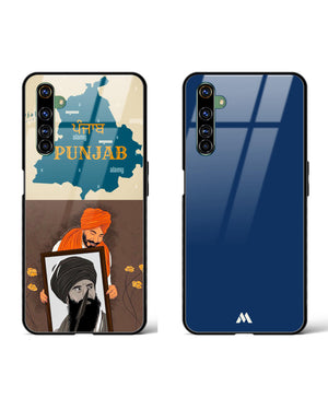 Indigo Creations Punjab Glass Case Phone Cover Combo (Realme)