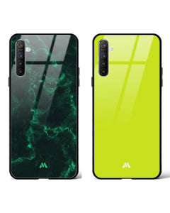 Lime Healing Energy Glass Case Phone Cover Combo (Realme)