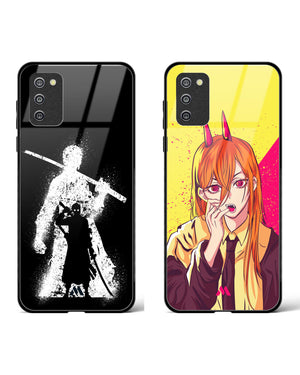 Chainsaw Man Power Roronoa Glass Case Phone Cover Combo-(Samsung)