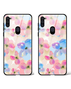 Twice the Watercolour Daisies Glass Case Phone Cover Combo (Samsung)