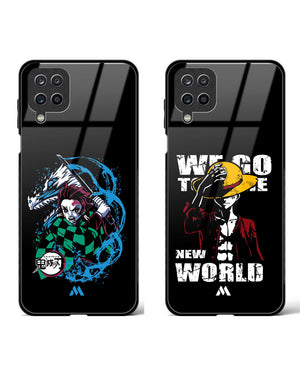 New World for Tanjiro Glass Case Phone Cover Combo-(Samsung)