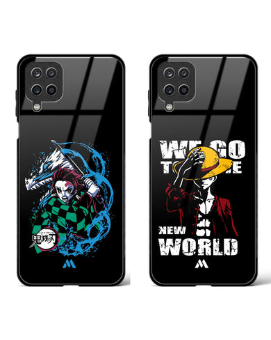 New World for Tanjiro Glass Case Phone Cover Combo-(Samsung)