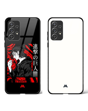 White Vanilla Freedom Fighter Eren Glass Case Phone Cover Combo-(Samsung)