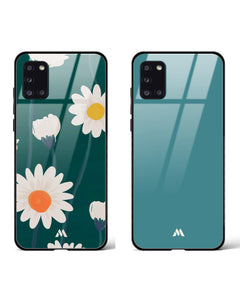 Minty Leaves Whoopsie Daisy Glass Case Phone Cover Combo (Samsung)