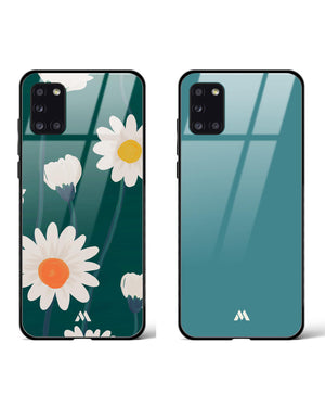 Minty Leaves Whoopsie Daisy Glass Case Phone Cover Combo-(Samsung)