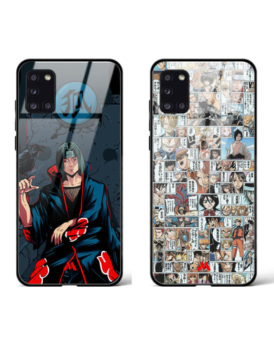 Overload Itachi Throne Room Glass Case Phone Cover Combo-(Samsung)