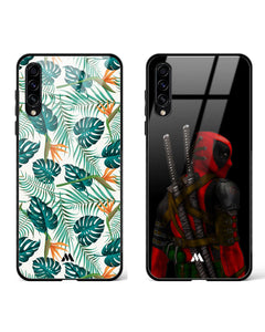 Deadpool Merc with a Mouth Glass Case Phone Cover Combo (Samsung)