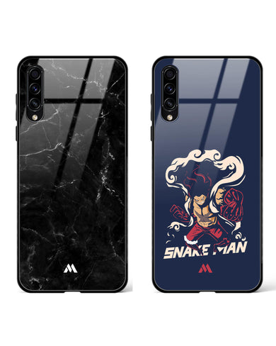 Snakeman Luffy Marquina Marble Glass Case Phone Cover Combo-(Samsung)