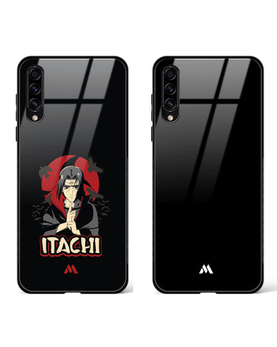 All Black Itachi Bewitching Eyes Glass Case Phone Cover Combo-(Samsung)