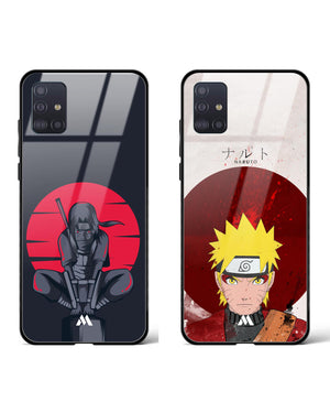 Sage Mode Itachi Night Glass Case Phone Cover Combo-(Samsung)