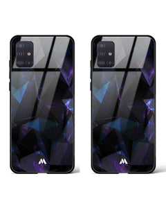 Nocturnal Origami Glass Case Phone Cover Combo (Samsung)