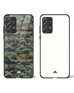 Vanilla Jungle Camouflage Glass Case Phone Cover Combo (Samsung)