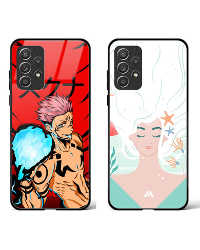 Seas Sukuna King Curses Glass Case Phone Cover Combo-(Samsung)