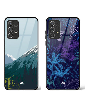 Midnight Grove Kashmir Leh Glass Case Phone Cover Combo (Samsung)