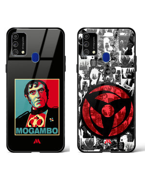 Sharingan Mogambo Glass Case Phone Cover Combo-(Samsung)