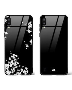 All Black Dahlias Glass Case Phone Cover Combo (Samsung)