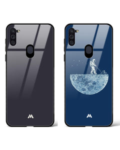 Moonscaping Dark Night Glass Case Phone Cover Combo (Samsung)