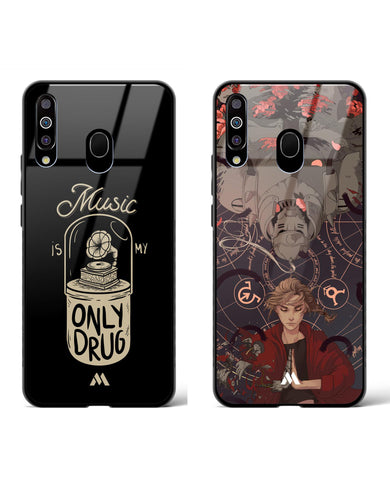 Full Metal Alchemist Music Glass Case Phone Cover Combo-(Samsung)