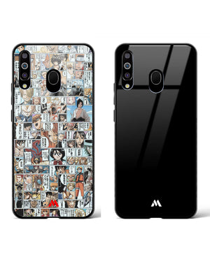The All Black Manga Overload Glass Case Phone Cover Combo-(Samsung)